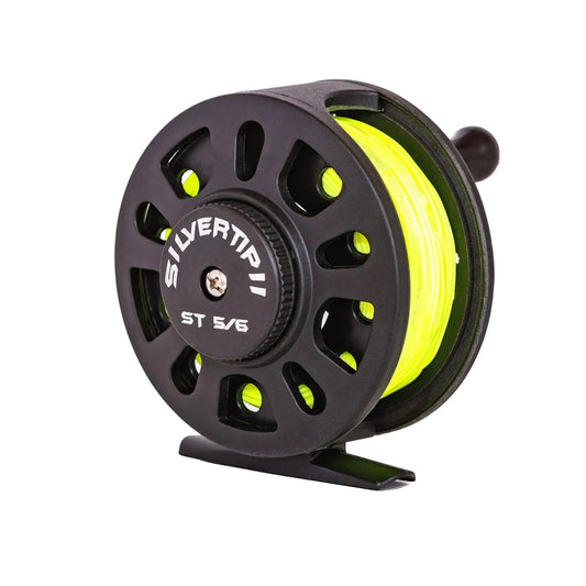 JH Fly Co - Silvertip II 5/6 Fly Fishing Reel Spooled With 5WT Fly Line - Angler's Pro Tackle & Outdoors