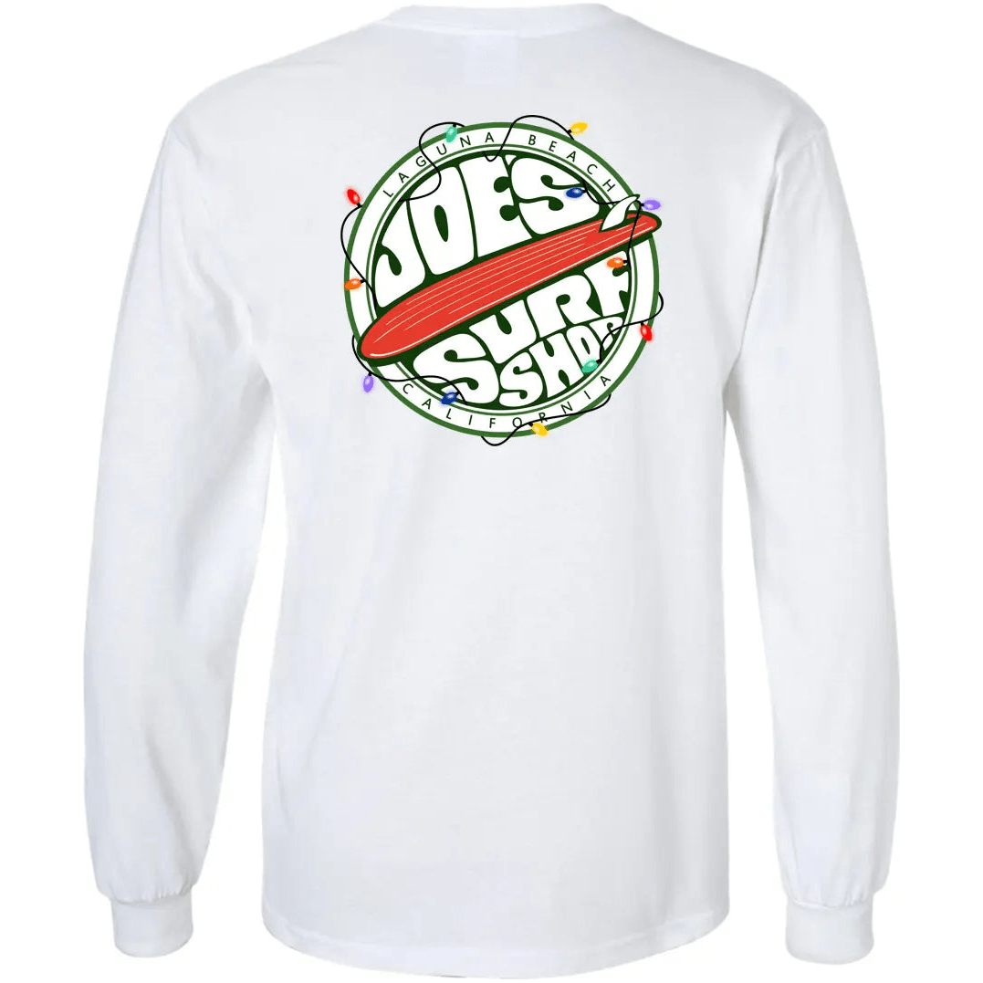 Joe's Surf Shop Christmas Fins Up Long Sleeve Tee - Angler's Pro Tackle & Outdoors
