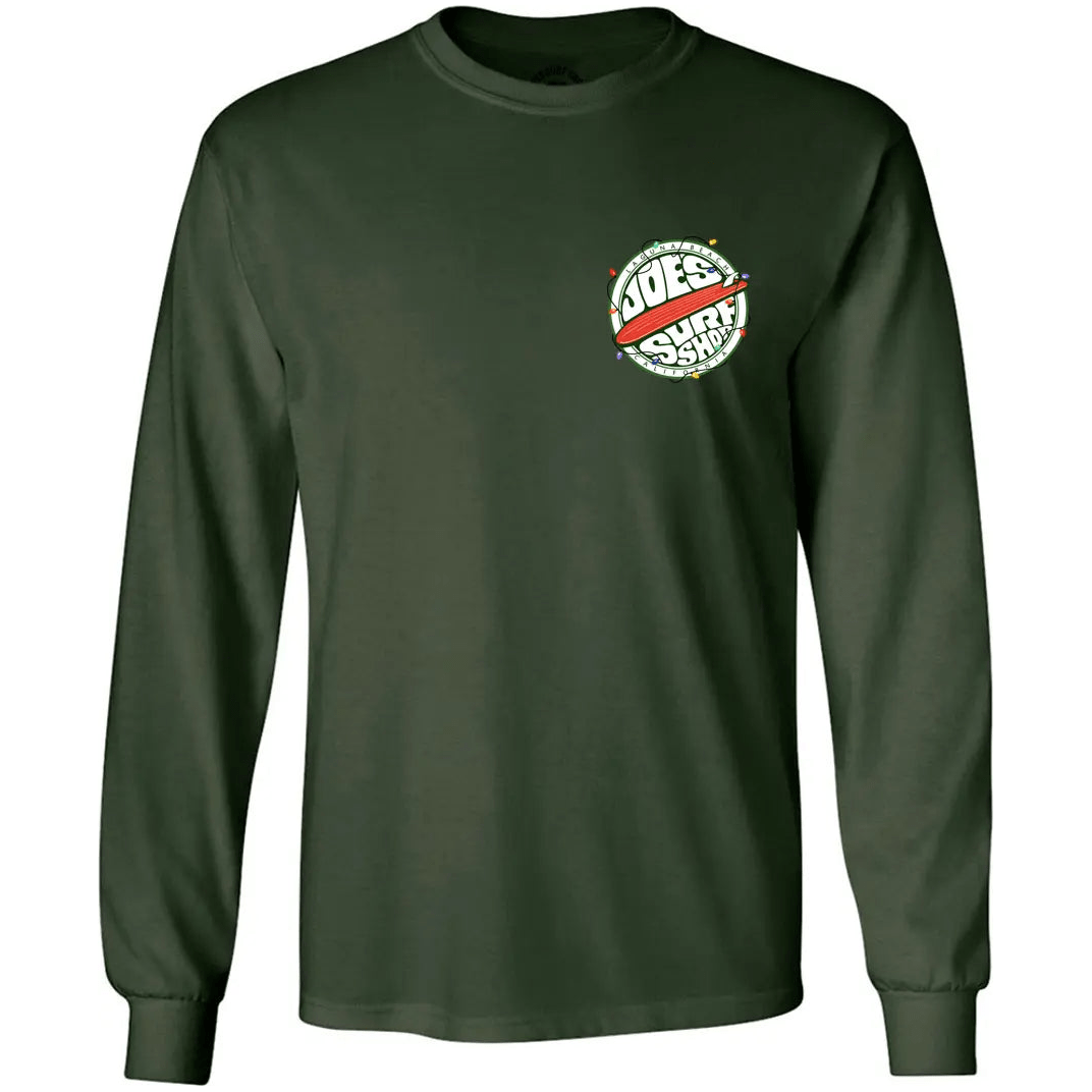 Joe's Surf Shop Christmas Fins Up Long Sleeve Tee - Angler's Pro Tackle & Outdoors