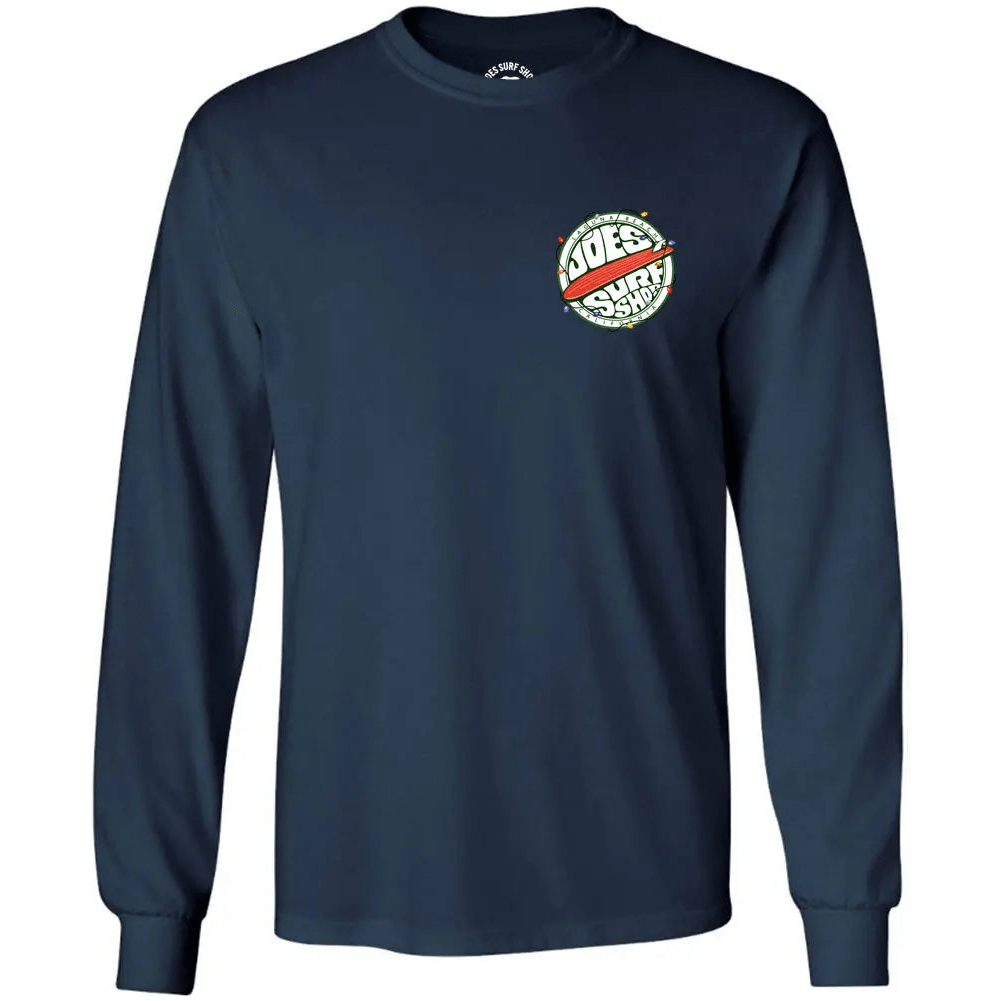 Joe's Surf Shop Christmas Fins Up Long Sleeve Tee - Angler's Pro Tackle & Outdoors