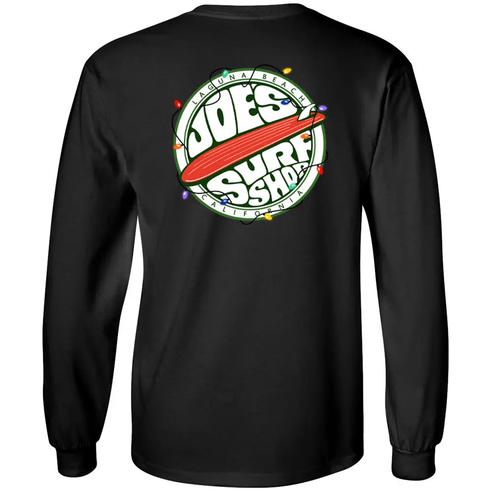 Joe's Surf Shop Christmas Fins Up Long Sleeve Tee - Angler's Pro Tackle & Outdoors