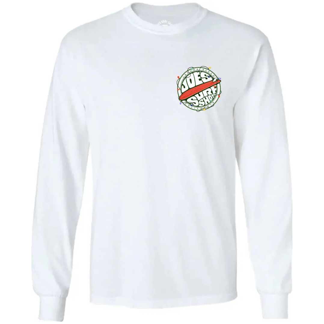 Joe's Surf Shop Christmas Fins Up Long Sleeve Tee - Angler's Pro Tackle & Outdoors