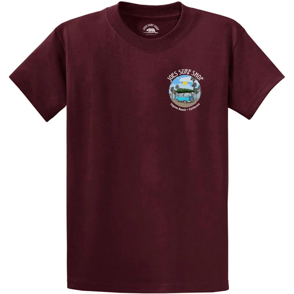 Joe's Surf Shop Christmas Surf Bus Heavyweight Cotton Tee - Angler's Pro Tackle & Outdoors