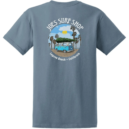 Joe's Surf Shop Christmas Surf Bus Heavyweight Cotton Tee - Angler's Pro Tackle & Outdoors