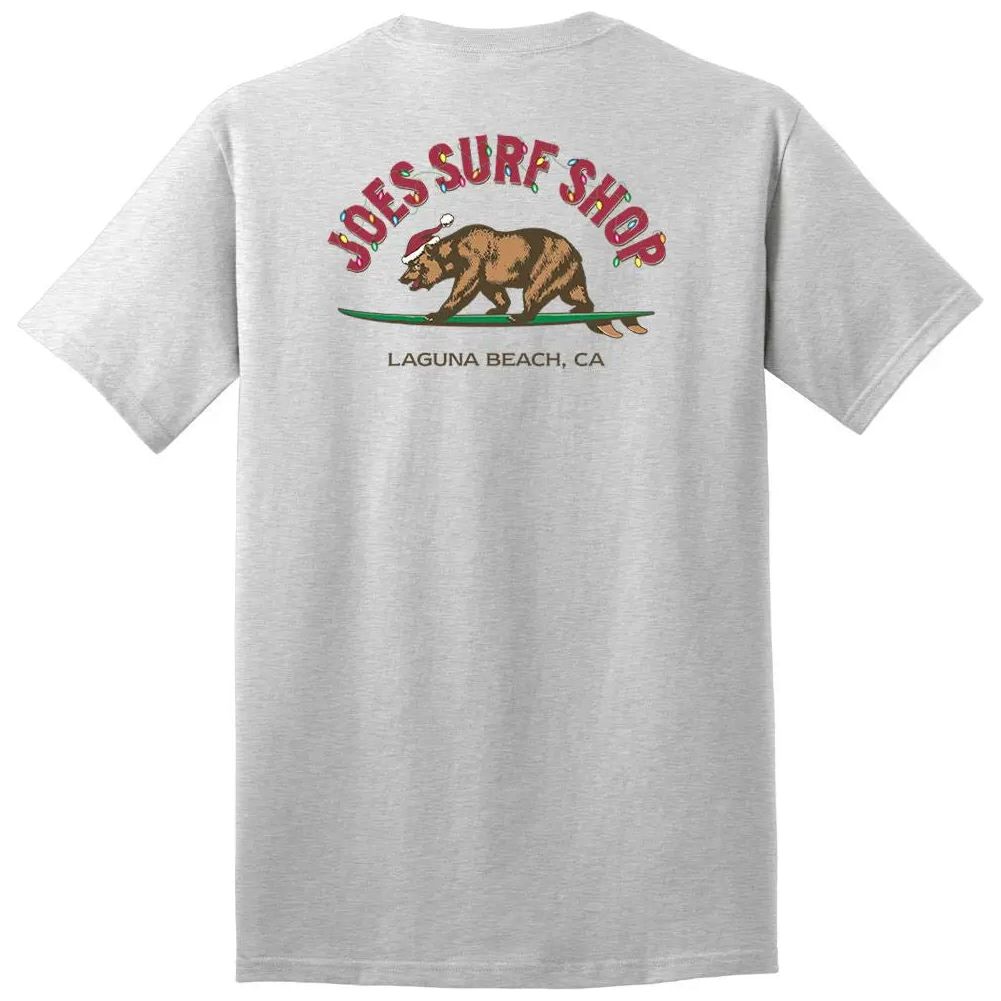 Joe's Surf Shop Christmas Surfing Bear Heavyweight Tee - Angler's Pro Tackle & Outdoors
