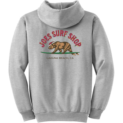 Joe's Surf Shop Christmas Surfing Bear Pullover Surf Hoodie - Angler's Pro Tackle & Outdoors