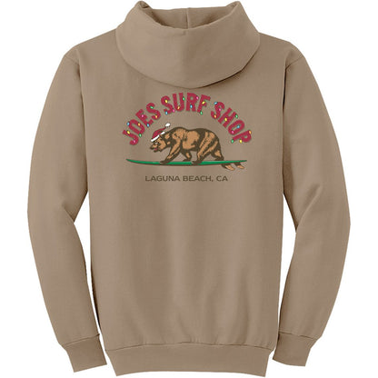 Joe's Surf Shop Christmas Surfing Bear Pullover Surf Hoodie - Angler's Pro Tackle & Outdoors