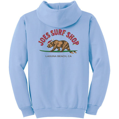 Joe's Surf Shop Christmas Surfing Bear Pullover Surf Hoodie - Angler's Pro Tackle & Outdoors
