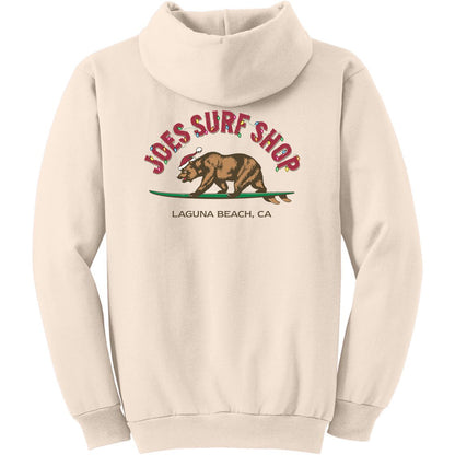 Joe's Surf Shop Christmas Surfing Bear Pullover Surf Hoodie - Angler's Pro Tackle & Outdoors