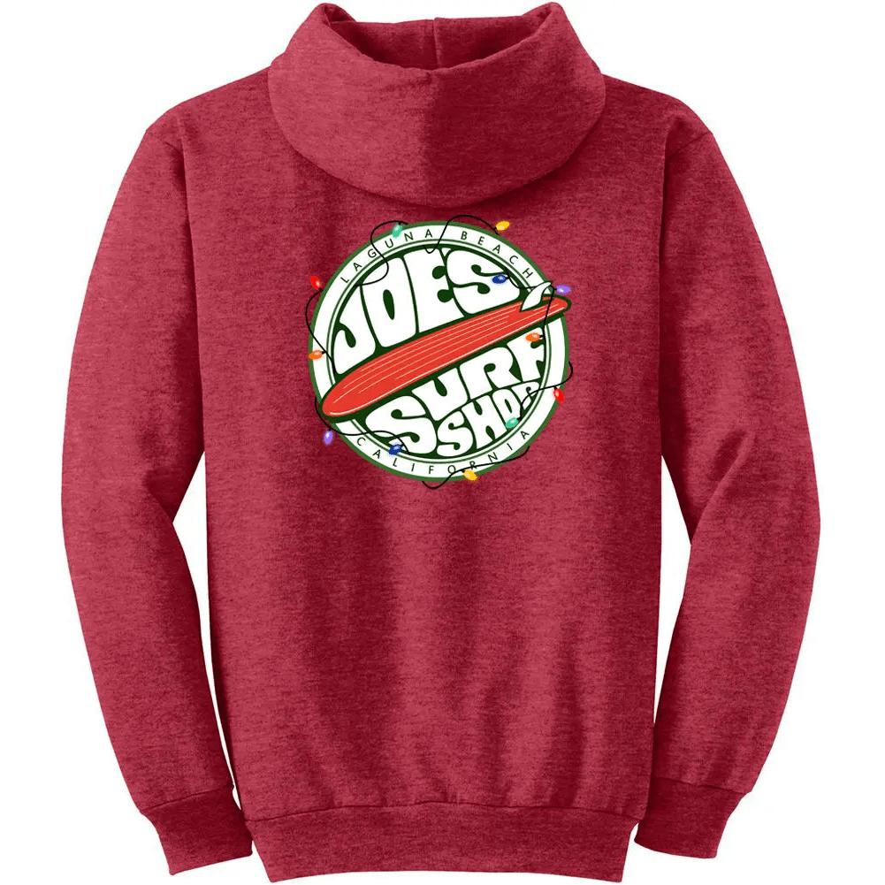 Joe's Surf Shop Fins Up Christmas Hoodie - Angler's Pro Tackle & Outdoors