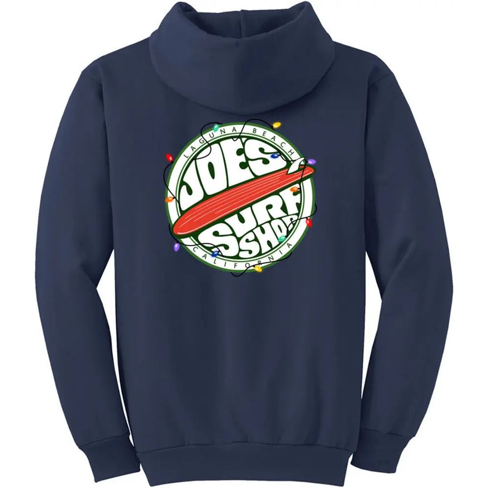 Joe's Surf Shop Fins Up Christmas Hoodie - Angler's Pro Tackle & Outdoors