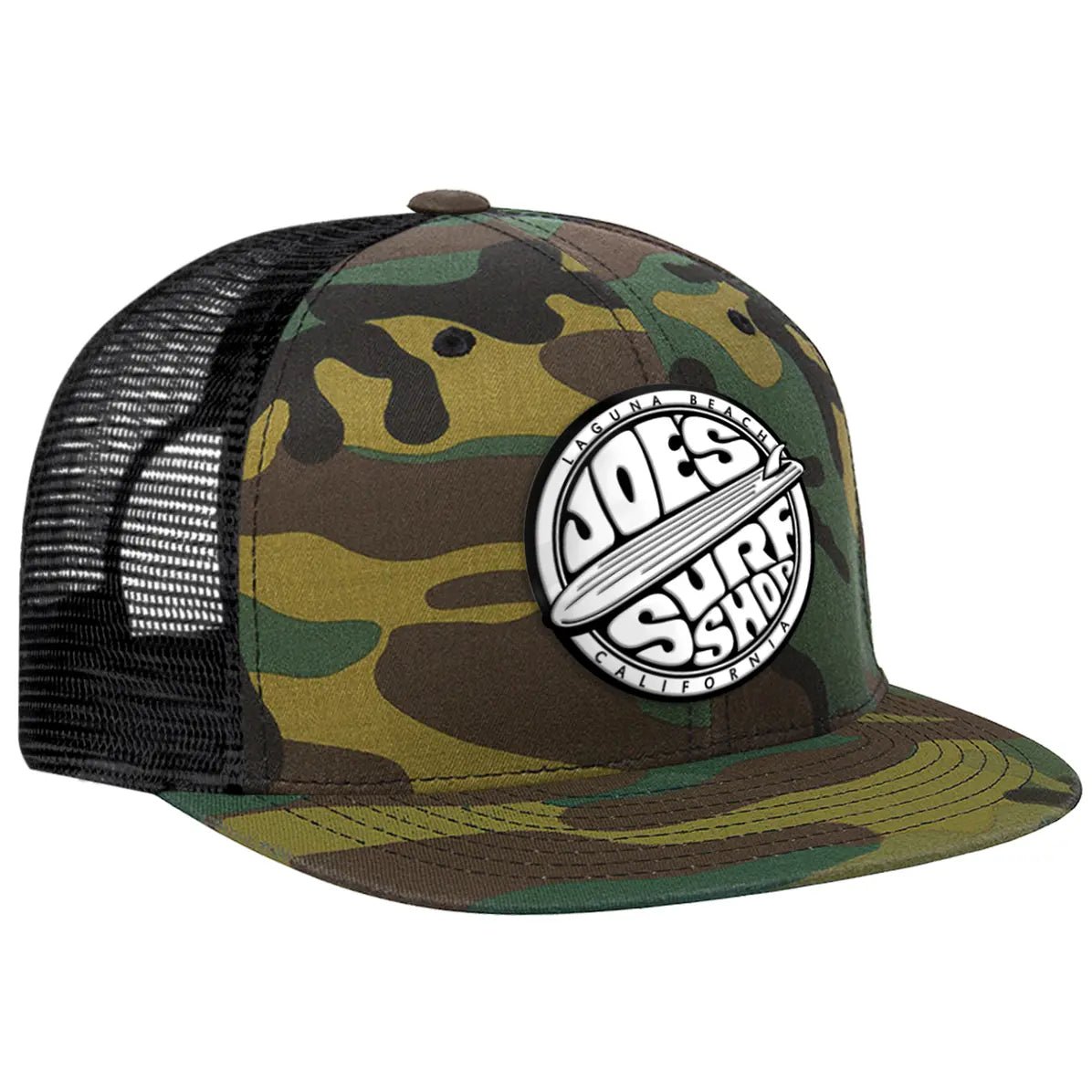 Joe's Surf Shop Fins Up Flat Bill Trucker Hat - Angler's Pro Tackle & Outdoors