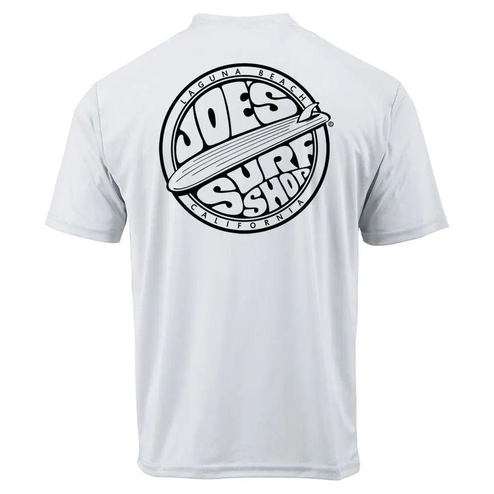 Joe's Surf Shop Fins Up Graphic Workout Tee - Angler's Pro Tackle & Outdoors