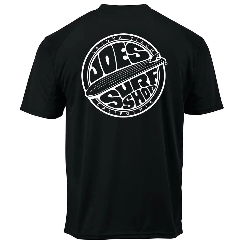 Joe's Surf Shop Fins Up Graphic Workout Tee - Angler's Pro Tackle & Outdoors