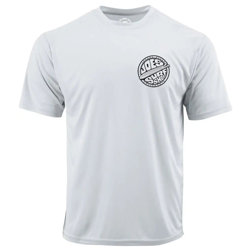 Joe's Surf Shop Fins Up Graphic Workout Tee - Angler's Pro Tackle & Outdoors