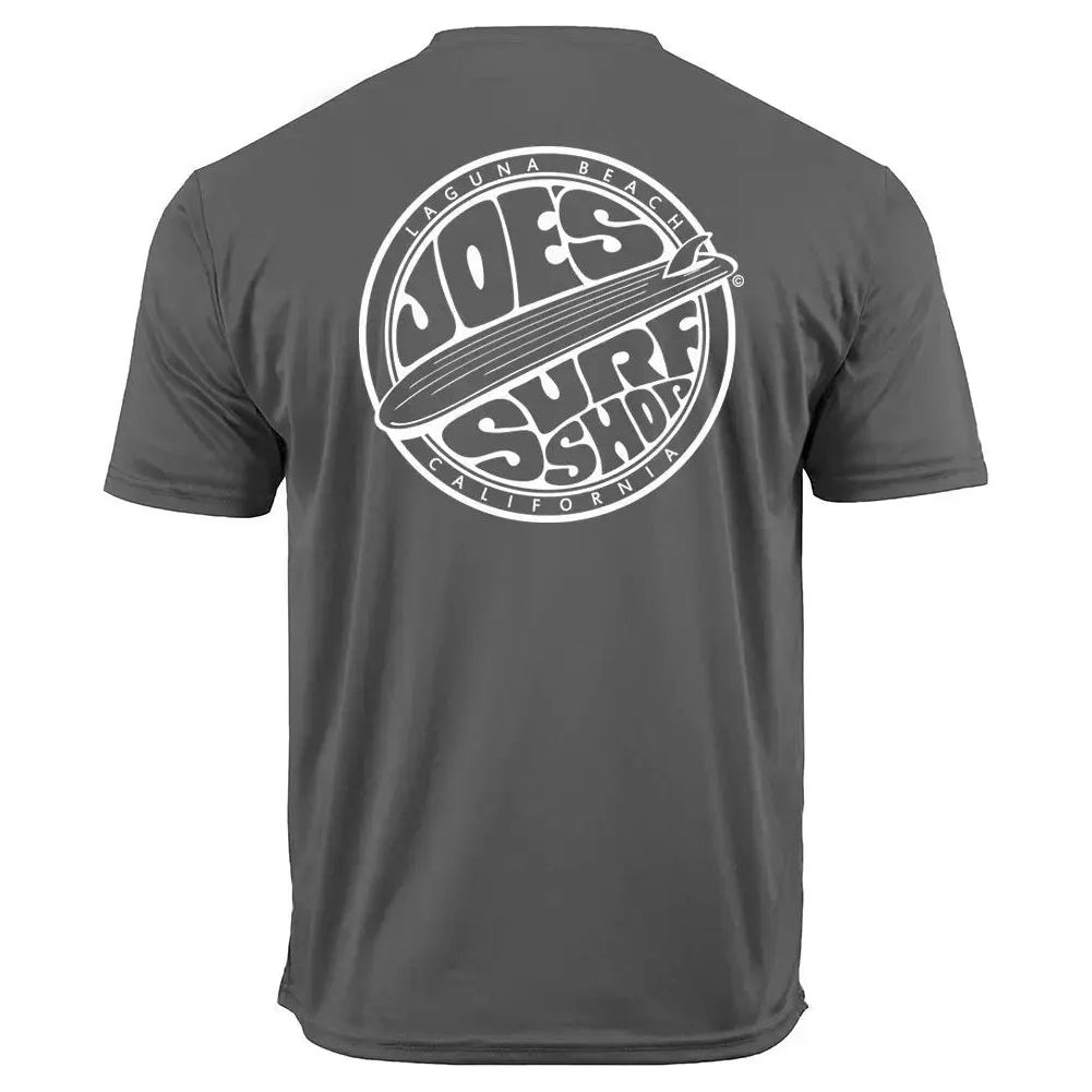 Joe's Surf Shop Fins Up Graphic Workout Tee - Angler's Pro Tackle & Outdoors