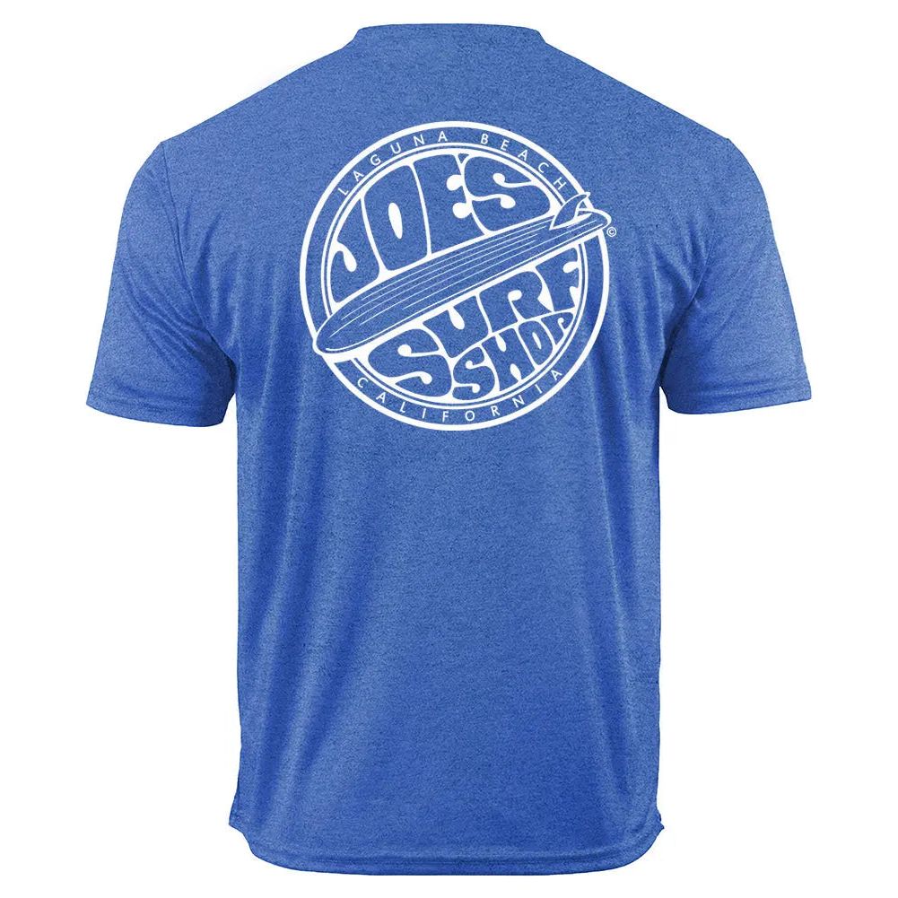 Joe's Surf Shop Fins Up Graphic Workout Tee - Angler's Pro Tackle & Outdoors