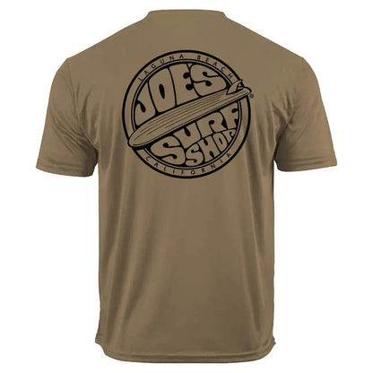 Joe's Surf Shop Fins Up Graphic Workout Tee - Angler's Pro Tackle & Outdoors