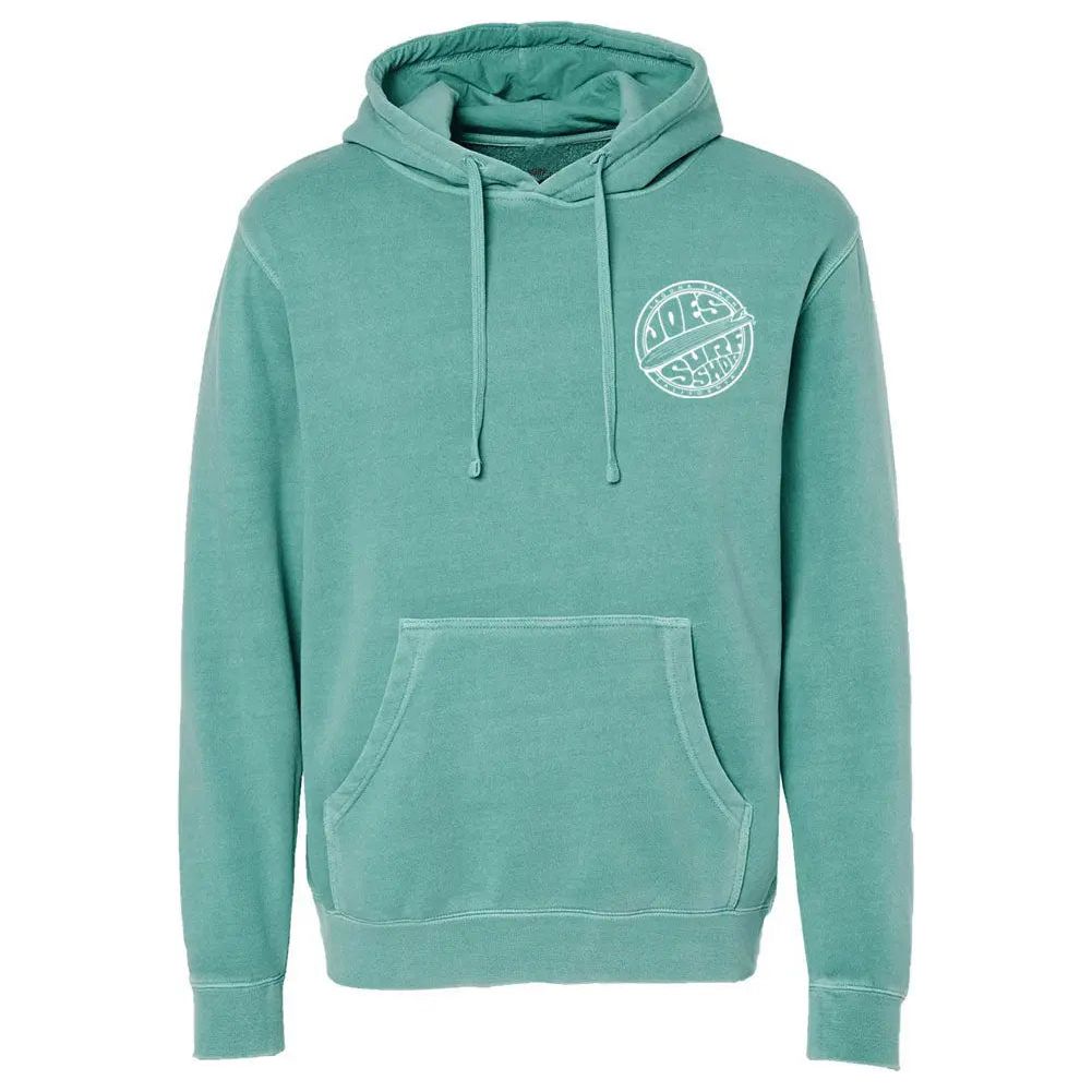 Joe's Surf Shop Fins Up Pigment - Dyed Hoodie - Angler's Pro Tackle & Outdoors