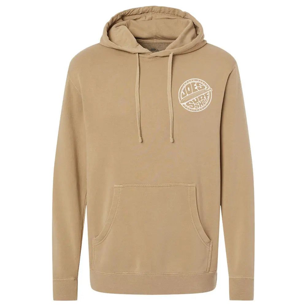 Joe's Surf Shop Fins Up Pigment - Dyed Hoodie - Angler's Pro Tackle & Outdoors