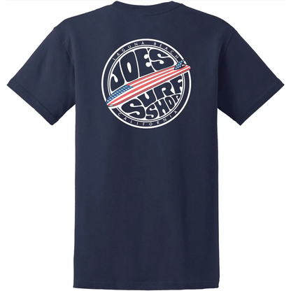Joe's Surf Shop Fins Up USA Heavyweight Cotton Tee - Angler's Pro Tackle & Outdoors