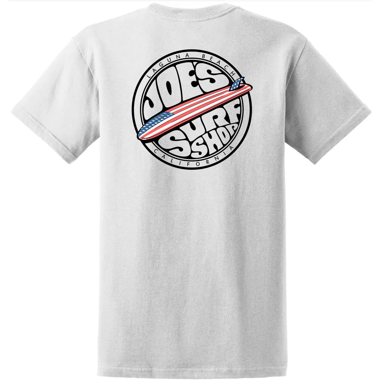 Joe's Surf Shop Fins Up USA Heavyweight Cotton Tee - Angler's Pro Tackle & Outdoors