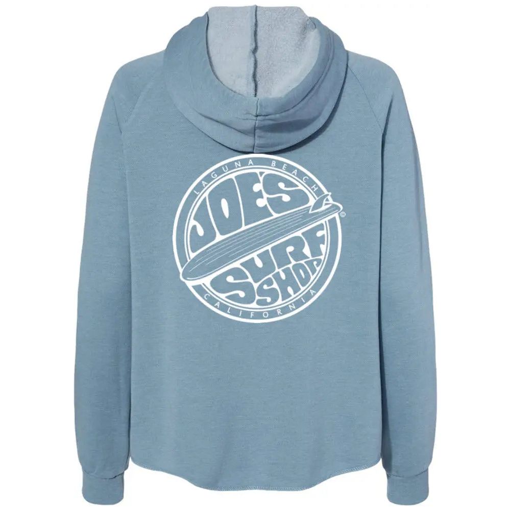 Joe's Surf Shop Fins Up Women's Zip - Up Hoodie - Angler's Pro Tackle & Outdoors