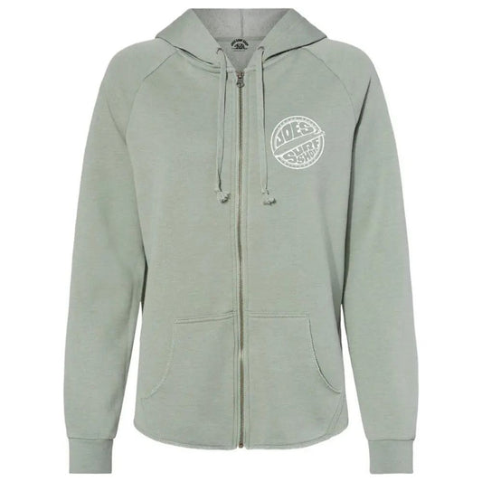 Joe's Surf Shop Fins Up Women's Zip - Up Hoodie - Angler's Pro Tackle & Outdoors