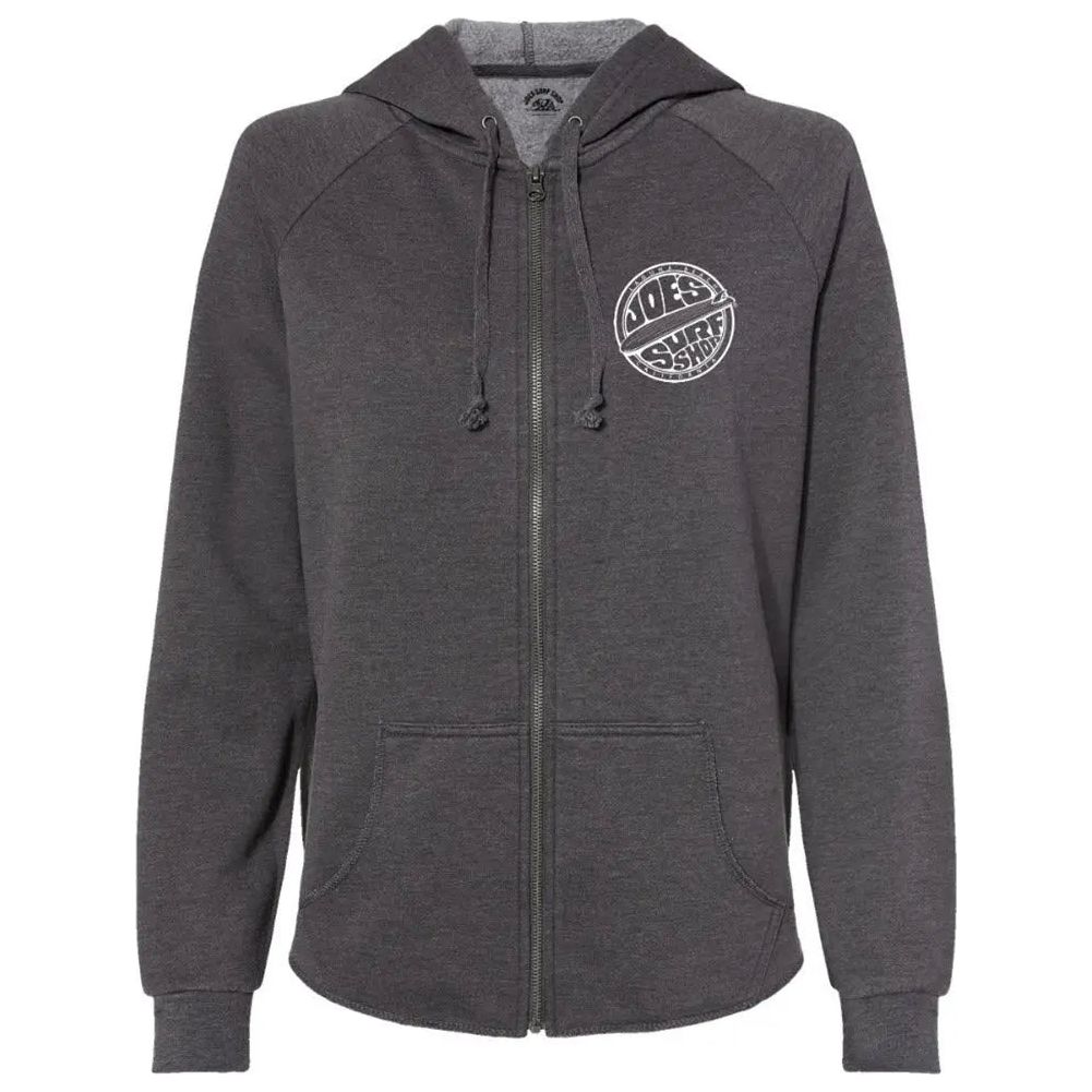 Joe's Surf Shop Fins Up Women's Zip - Up Hoodie - Angler's Pro Tackle & Outdoors