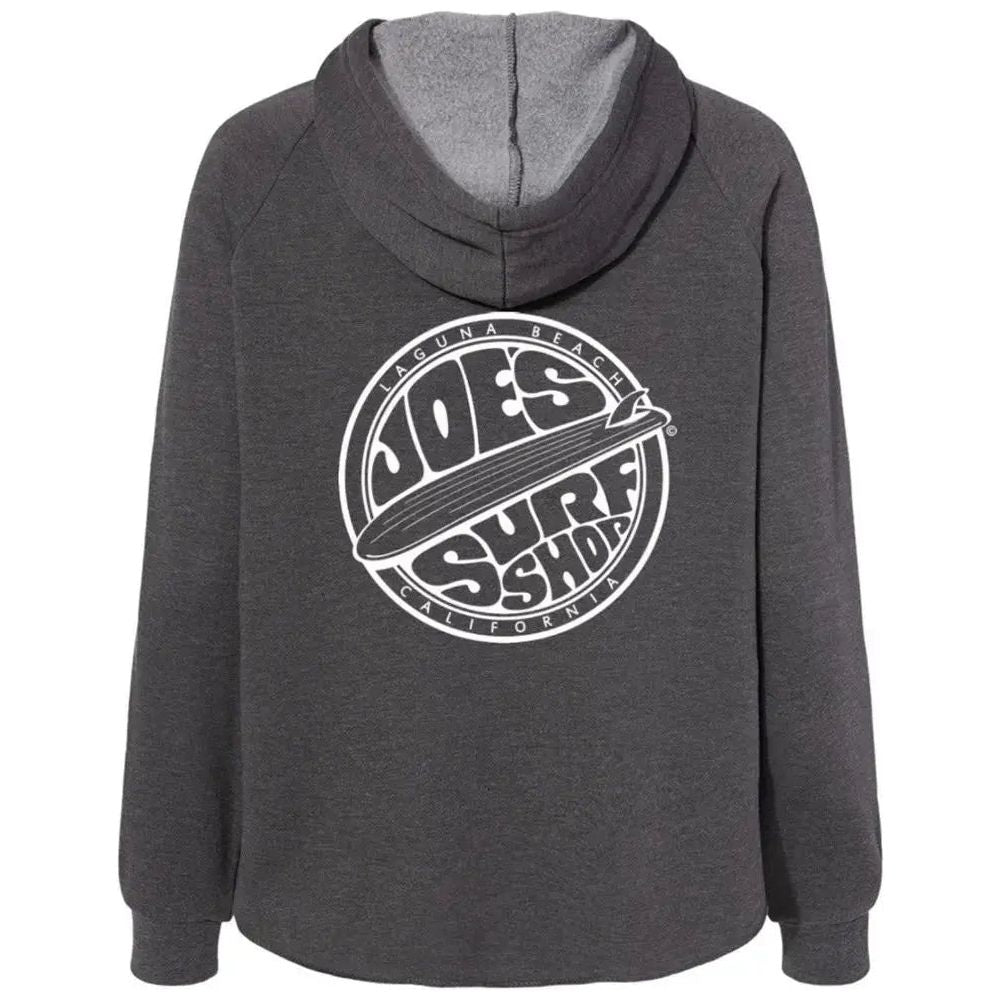 Joe's Surf Shop Fins Up Women's Zip - Up Hoodie - Angler's Pro Tackle & Outdoors