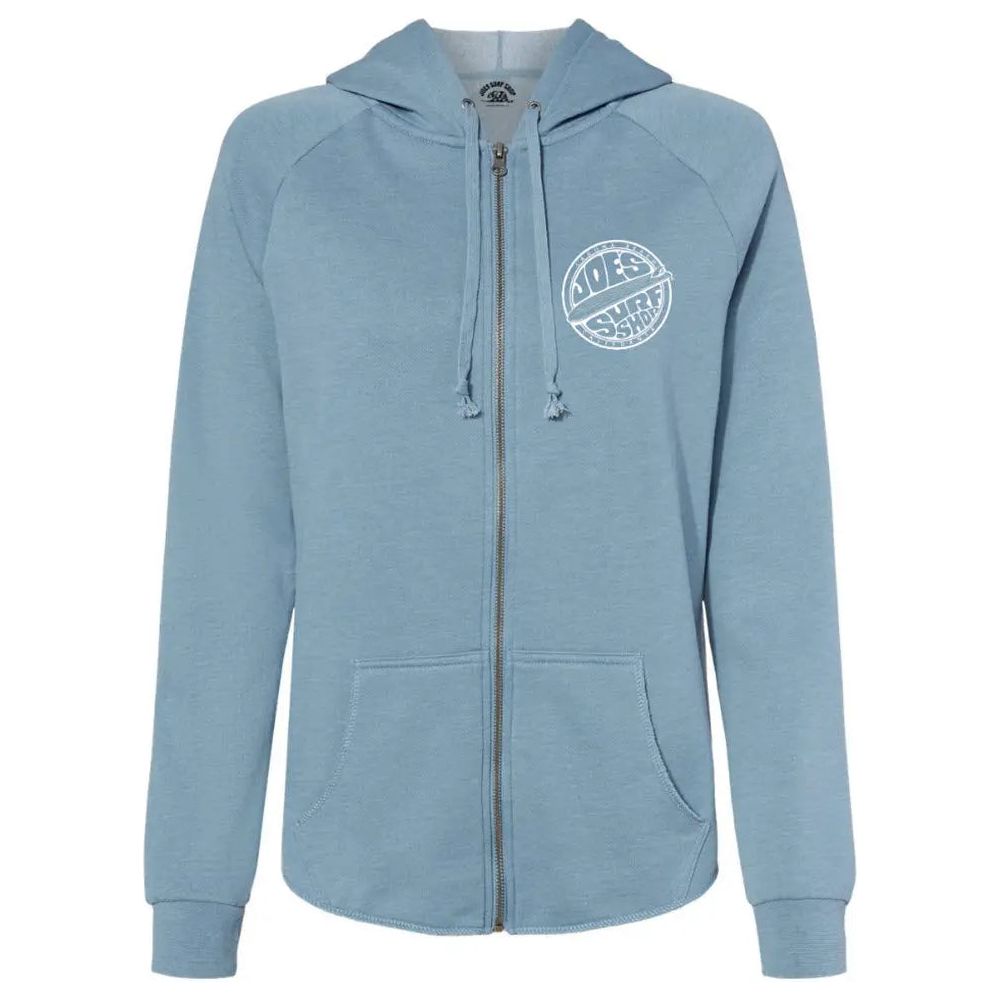 Joe's Surf Shop Fins Up Women's Zip - Up Hoodie - Angler's Pro Tackle & Outdoors