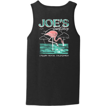 Joe's Surf Shop Flamingo Beach Tank Top - Angler's Pro Tackle & Outdoors