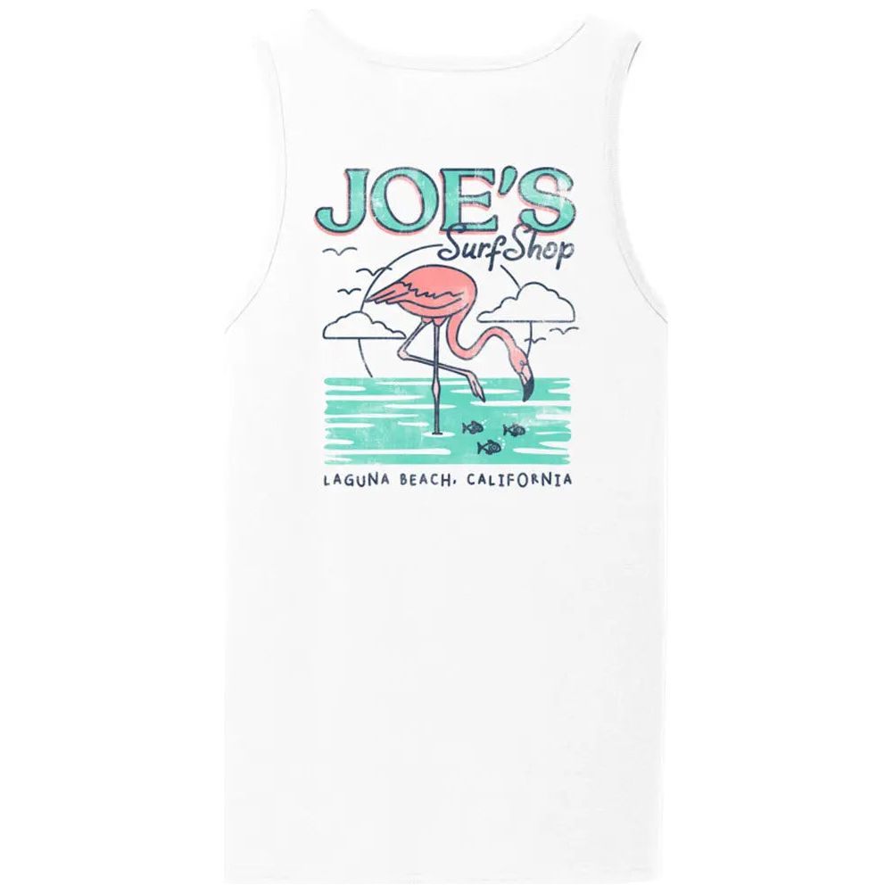 Joe's Surf Shop Flamingo Beach Tank Top - Angler's Pro Tackle & Outdoors