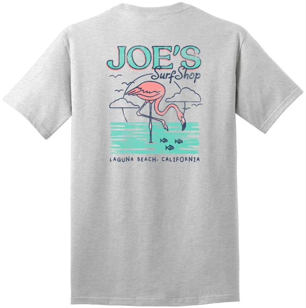 Joe's Surf Shop Flamingo Heavyweight Cotton Tee - Angler's Pro Tackle & Outdoors