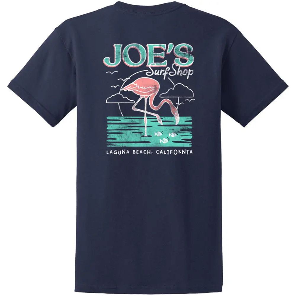 Joe's Surf Shop Flamingo Heavyweight Cotton Tee - Angler's Pro Tackle & Outdoors