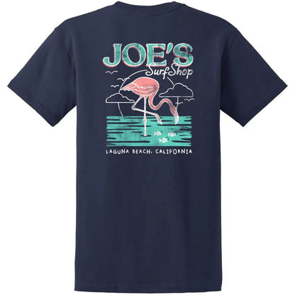 Joe's Surf Shop Flamingo Heavyweight Cotton Tee - Angler's Pro Tackle & Outdoors
