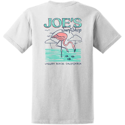 Joe's Surf Shop Flamingo Heavyweight Cotton Tee - Angler's Pro Tackle & Outdoors