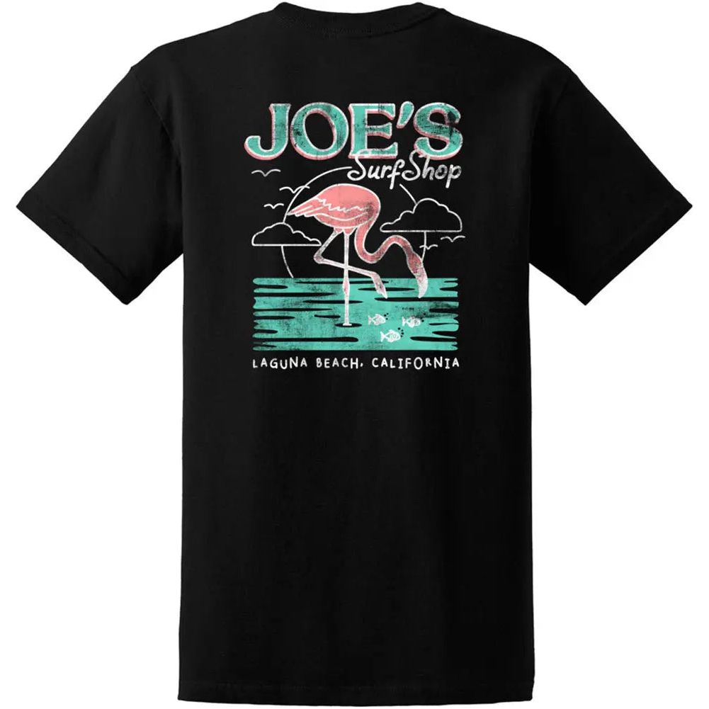 Joe's Surf Shop Flamingo Heavyweight Cotton Tee - Angler's Pro Tackle & Outdoors