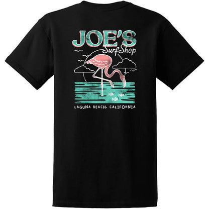 Joe's Surf Shop Flamingo Heavyweight Cotton Tee - Angler's Pro Tackle & Outdoors