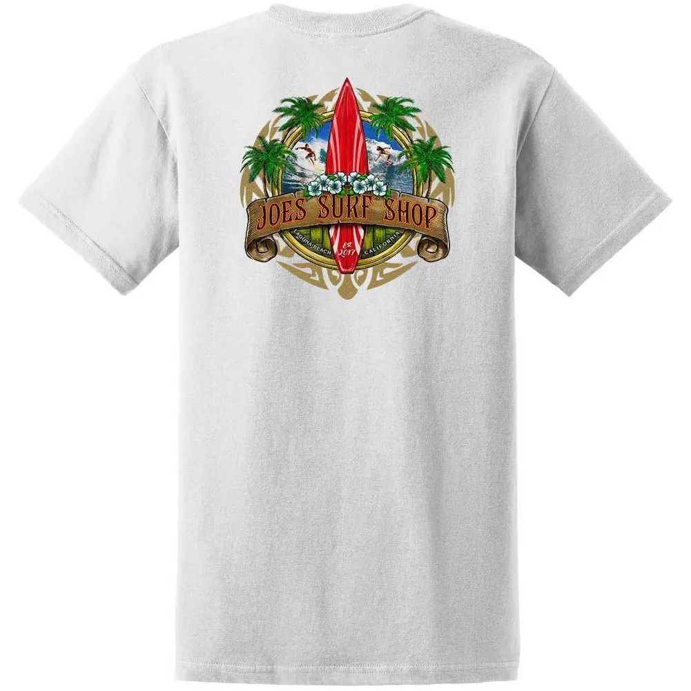 Joe's Surf Shop Longboard Heavyweight Cotton Tee - Angler's Pro Tackle & Outdoors