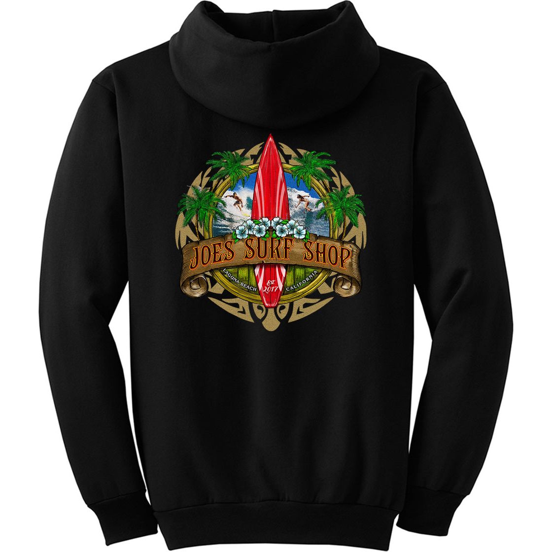 Joe's Surf Shop Longboard Pullover Surf Hoodie - Angler's Pro Tackle & Outdoors