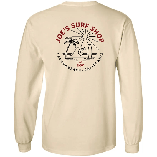 Joe's Surf Shop Men's Beach Life Long Sleeve Tee - Angler's Pro Tackle & Outdoors