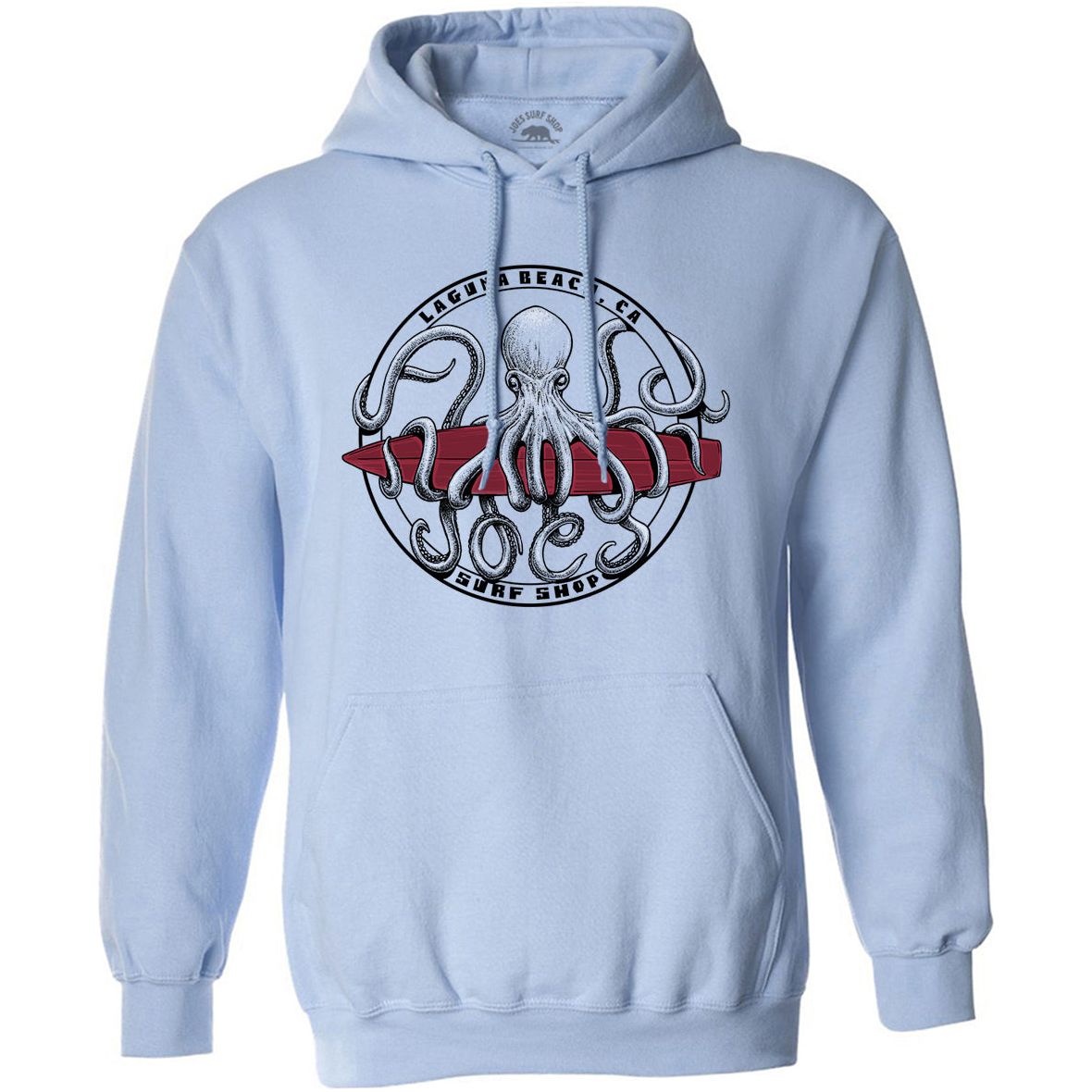 Joe's Surf Shop Octopus Meets Surfboard Hoodie - Angler's Pro Tackle & Outdoors