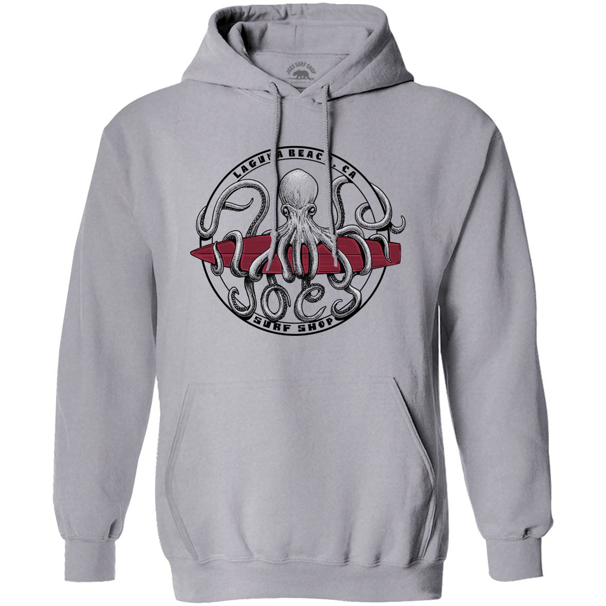 Joe's Surf Shop Octopus Meets Surfboard Hoodie - Angler's Pro Tackle & Outdoors