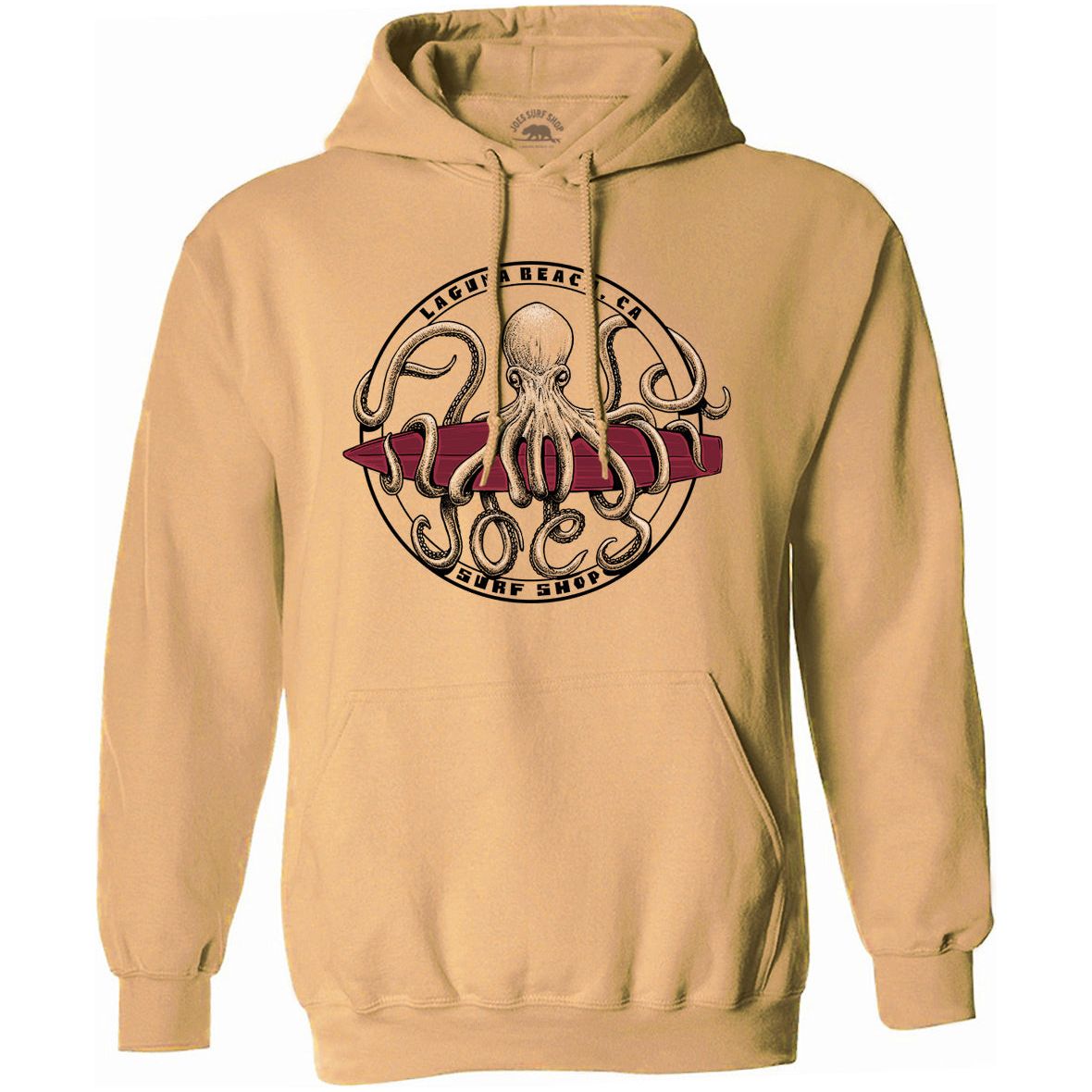 Joe's Surf Shop Octopus Meets Surfboard Hoodie - Angler's Pro Tackle & Outdoors