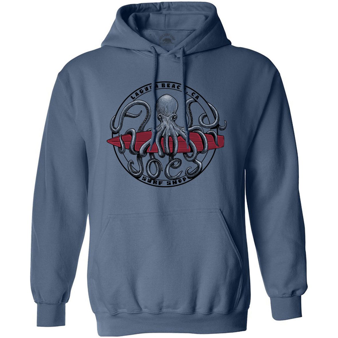 Joe's Surf Shop Octopus Meets Surfboard Hoodie - Angler's Pro Tackle & Outdoors