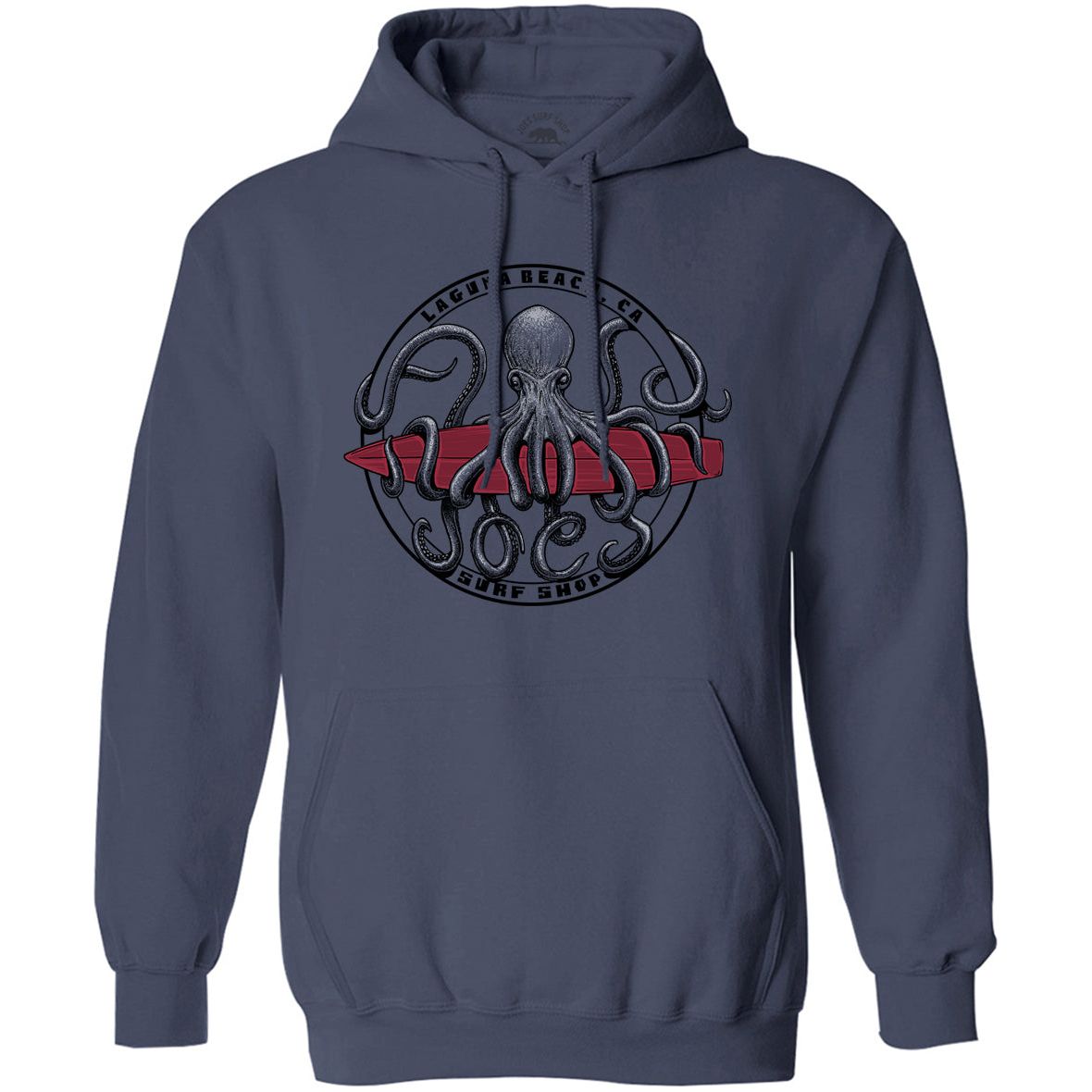 Joe's Surf Shop Octopus Meets Surfboard Hoodie - Angler's Pro Tackle & Outdoors