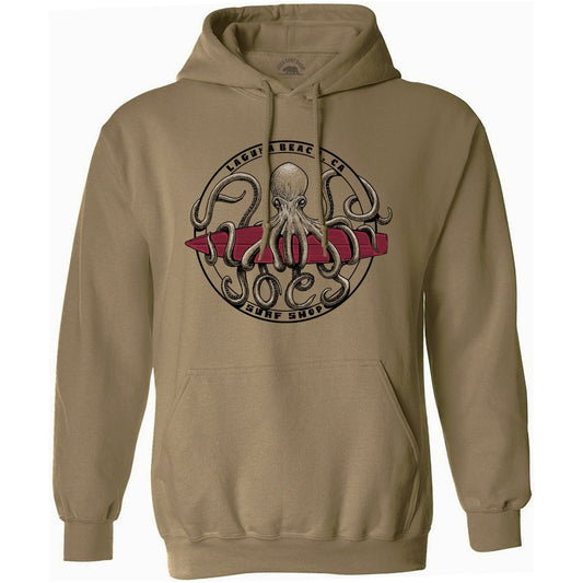 Joe's Surf Shop Octopus Meets Surfboard Hoodie - Angler's Pro Tackle & Outdoors
