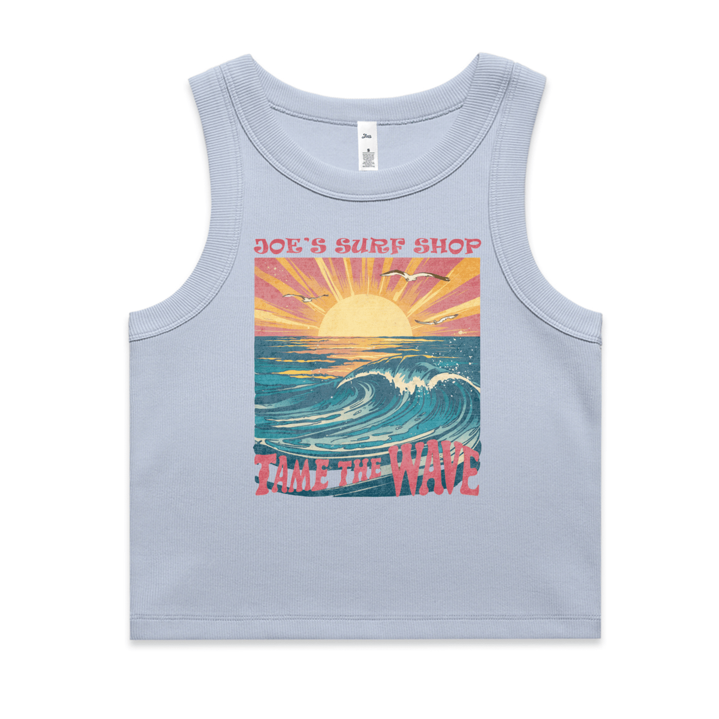 Joe's Surf Shop Organic Rib Crop Tank - Angler's Pro Tackle & Outdoors