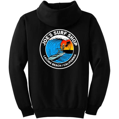 Joe's Surf Shop Skeleton Surfer Hoodie - Angler's Pro Tackle & Outdoors